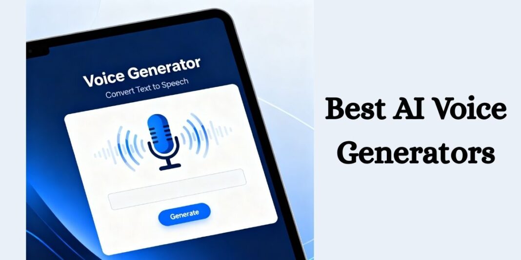 Best AI Voice Generator Tools (Free) In 2026